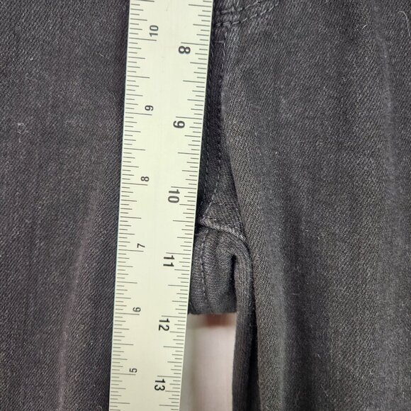 Old Navy Mid Rise Rockstar Super Skinny Jeggings Women's 10 Denim Black Stretch - Picture 7 of 10